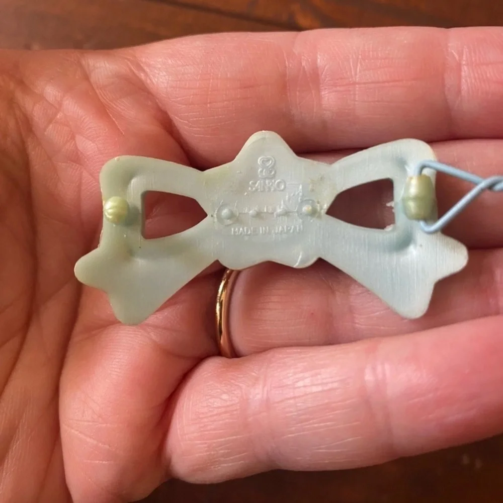 Vintage Sanrio Little Twin Stars Barrettes Goody Hair Clips 1980s Lot Of 5 RARE